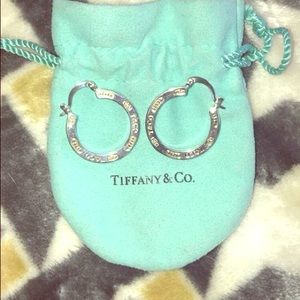 Authentic Tiffany &Co. hoop earrings